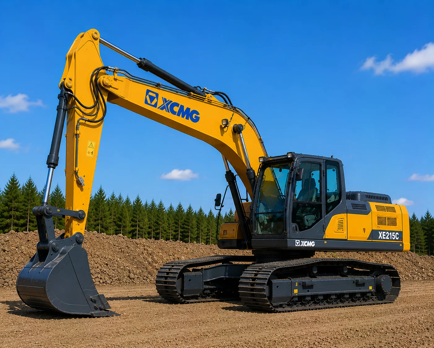 Гусеничный экскаватор XCMG XE215C в аренду